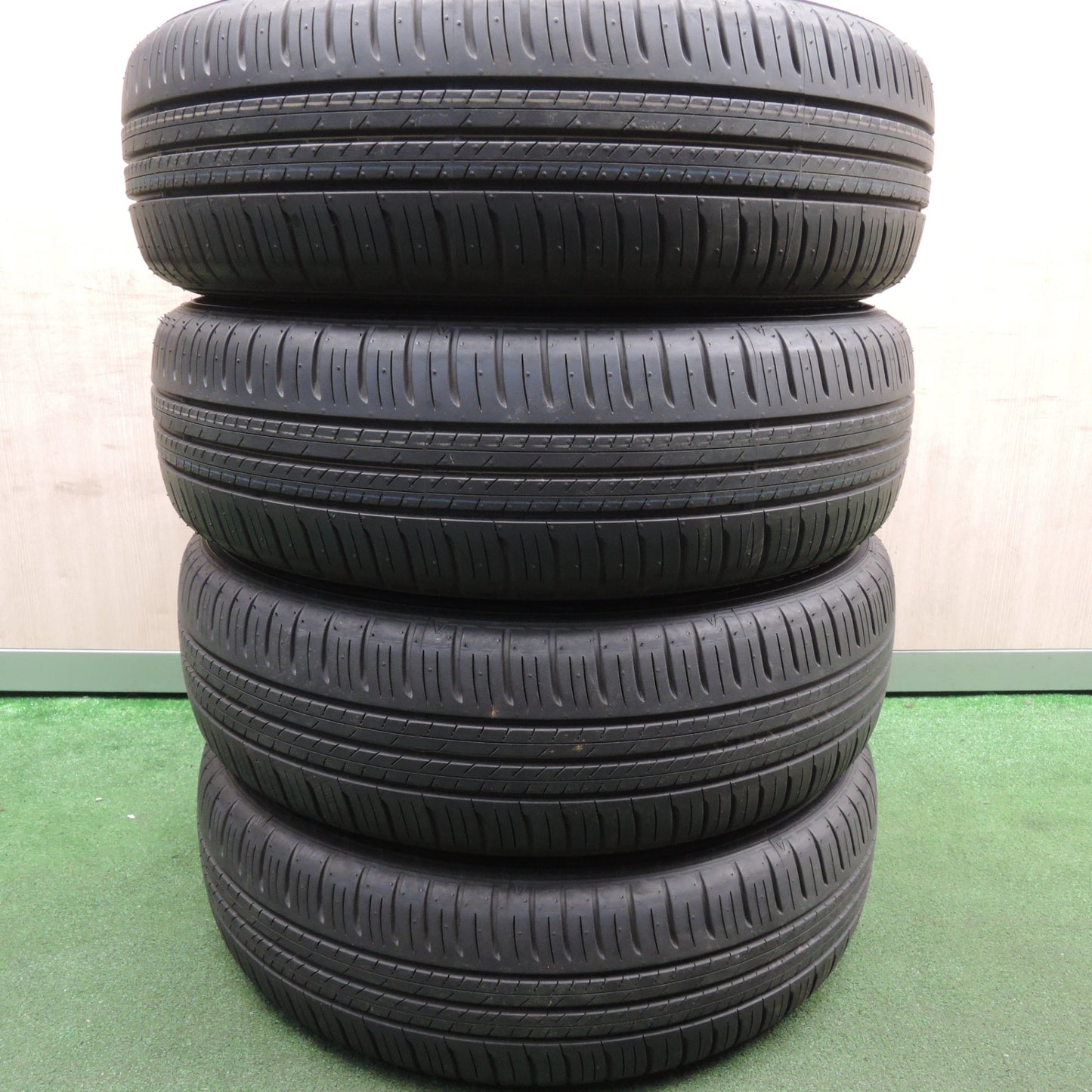 *送料無料* 新車外し！23年★トヨタ ライズ ダイハツ ロッキー 純正 195/60R17 ダンロップ エナセーブ EC300+ 17インチ PCD100/4H★4022201HAノ