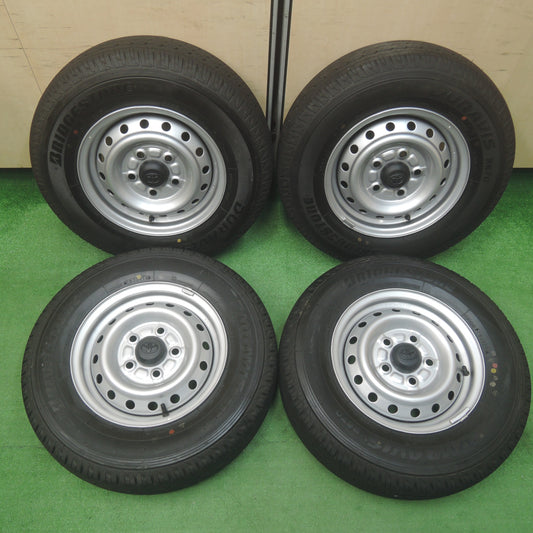 *送料無料* タイヤほぼ未使用!キレイ★トヨタ タウンエース ライトエース 純正 スチール 175R13 8PR ブリヂストン デュラビス R670 PCD114.3/5H★4022111SYノ