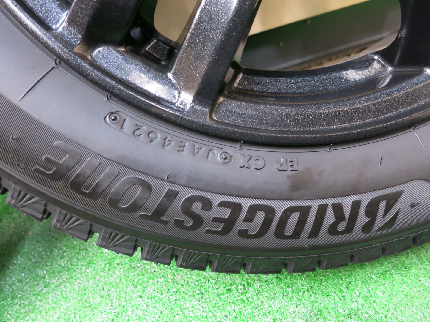 [送料無料]バリ溝！21年！キレイ！ほぼ10分★スタッドレス 165/65R14 ブリヂストン ブリザック VRX3 VATRRA バトラ 14インチ PCD100/4H★2121203ヒス