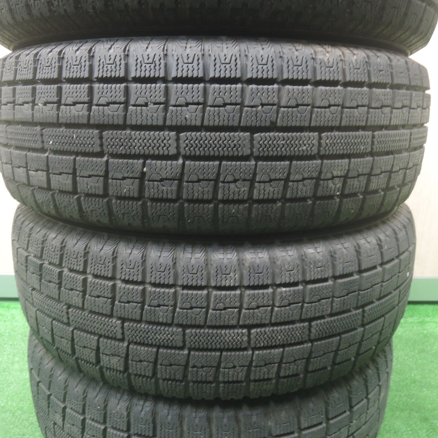 [送料無料]バリ溝！キレイ！8.5分★ワーゲン 等 185/65R14 スタッドレス トーヨー ガリット G5 BORBET ボルベット 14インチ PCD100/5H★3101709SYス