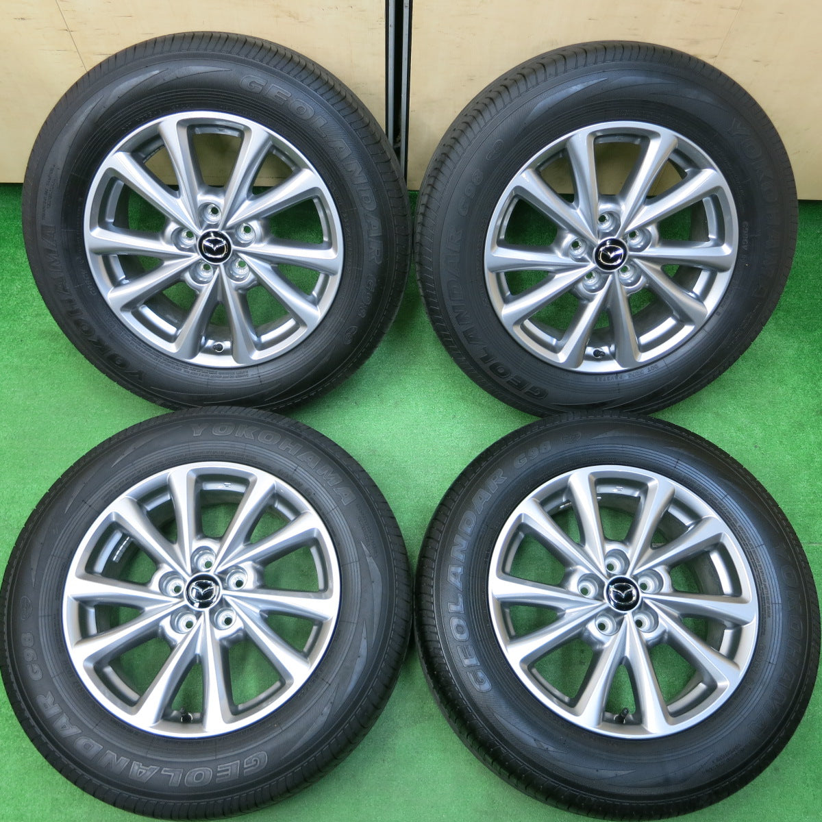 *送料無料*新車外し！22年★マツダ CX-5 純正 225/65R17 ヨコハマ ジオランダー G98 G98GV 17インチ CX5 PCD114.3/5H★3122011イノ