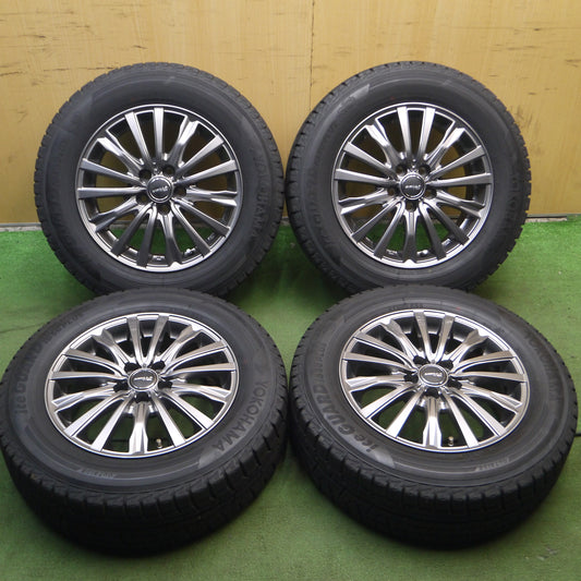 *送料無料*バリ溝！キレイ！9.5分★プリウス等 195/65R15 スタッドレス ヨコハマ アイスガード iG50 プラス SIBILLA NEXT W5 15インチ PCD100/5H★4012705クス