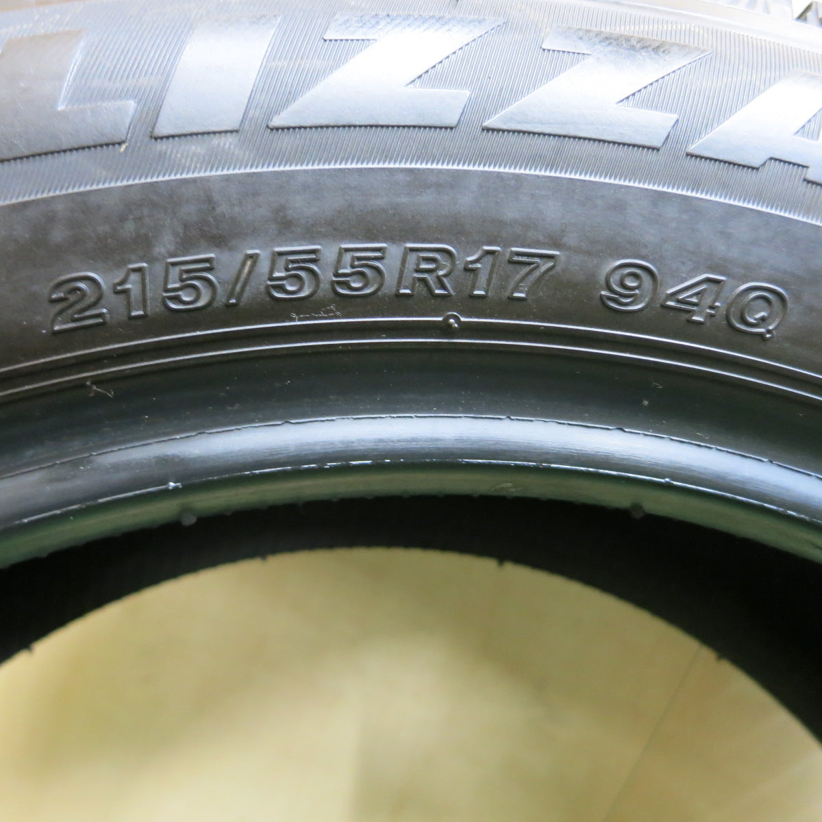 *送料無料*バリ溝！21年！ほぼ10分★スタッドレス 215/55R17 ブリヂストン ブリザック VRX3 タイヤ 17インチ クラウン エスティマ オデッセイ等★3103005イスタ