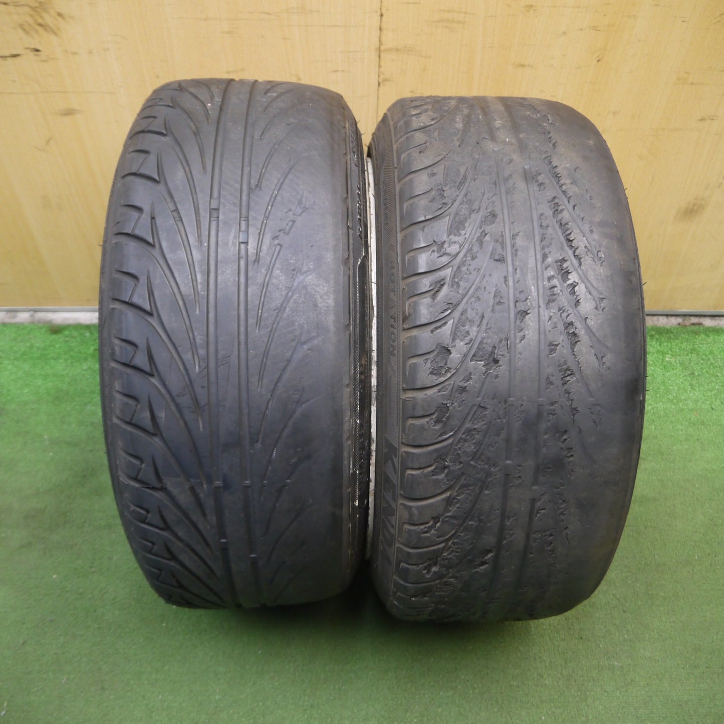 *送料無料* 2本価格★Racing ENKEI NT03 215/45R17 ケンダ ラジアル カイザー 17インチ エンケイ PCD114.3/5H★4030608Hノ