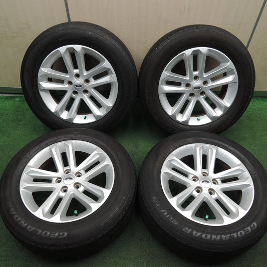 *送料無料*バリ溝！8.5分★フォード エクスプローラー 純正 245/60R18 ヨコハマ ジオランダー SUV 18インチ PCD114.3/5H★3121007HAノ