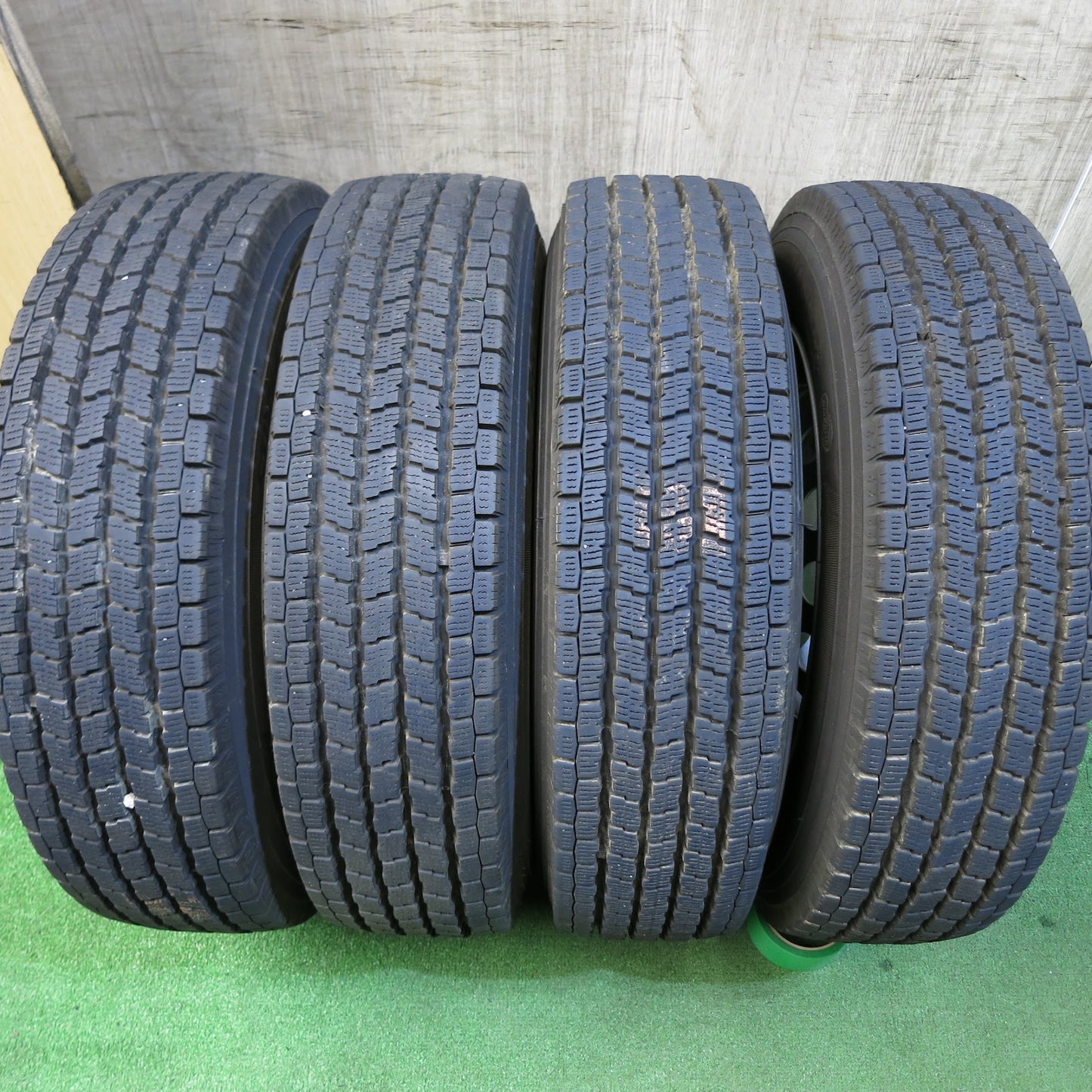[送料無料]バリ溝！22年！キレイ！9.5分以上★スタッドレス 155/80R14 88/86N ヨコハマ アイスガード iG91 スチール ホイール 14インチ PCD100/4H★3042607Hス