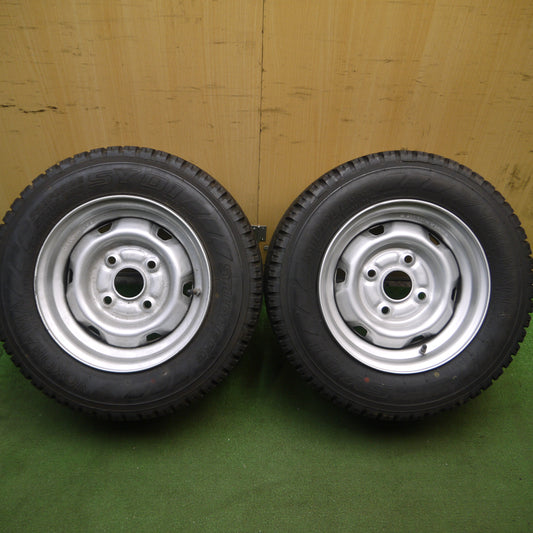 *送料無料*バリ溝！キレイ！9分★トラック スタッドレス 225/50R12.5 ヨコハマ SY01 スチール ホイール 12.5インチ PCD114.3/4H★3111706Hス