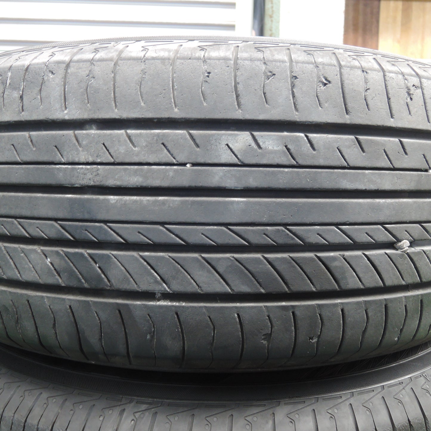 *送料無料*バリ溝！20年！キレイ！9分★トヨタ 70系 カムリ 純正 215/55R17 ヨコハマ アドバン dB V552 17インチ PCD114.3/5H★3111711NJノ