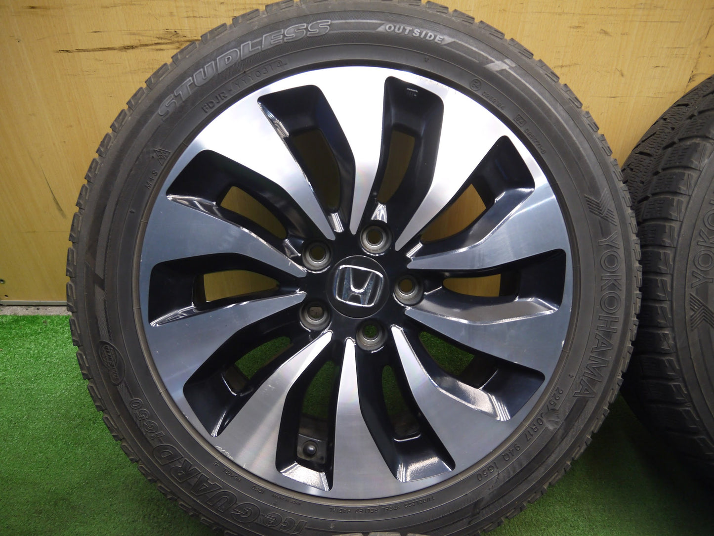 [送料無料]4本価格★ホンダ CR6 アコード ハイブリッド 純正 225/50R17 スタッドレス ヨコハマ アイスガード iG50 17インチ PCD114.3/5H★3021801クス