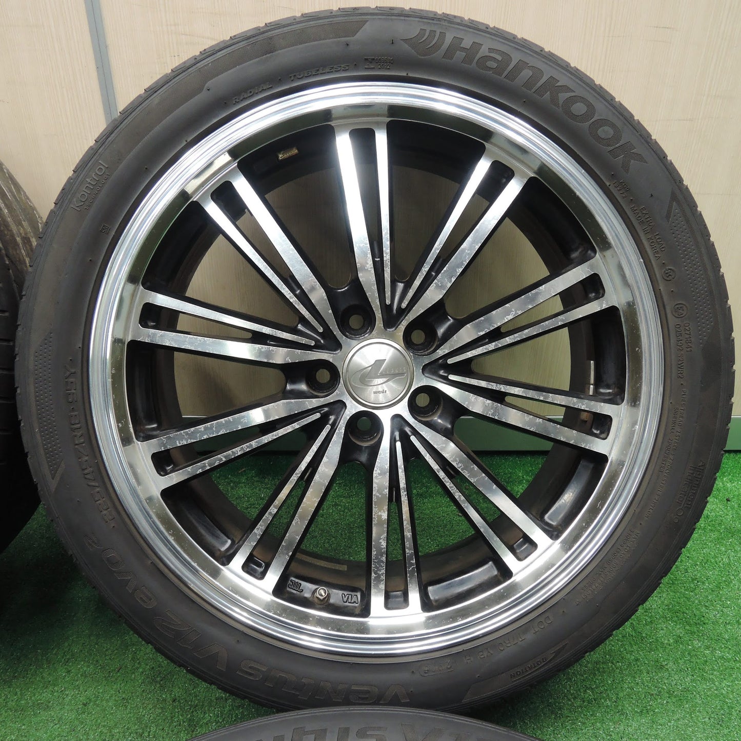 [送料無料]4本価格★LEONIS TR weds 225/45R18 ハンコック ベンタス V12 evo2 レオニス 18インチ PCD100/5H レガシィ 等★3110203TNノ