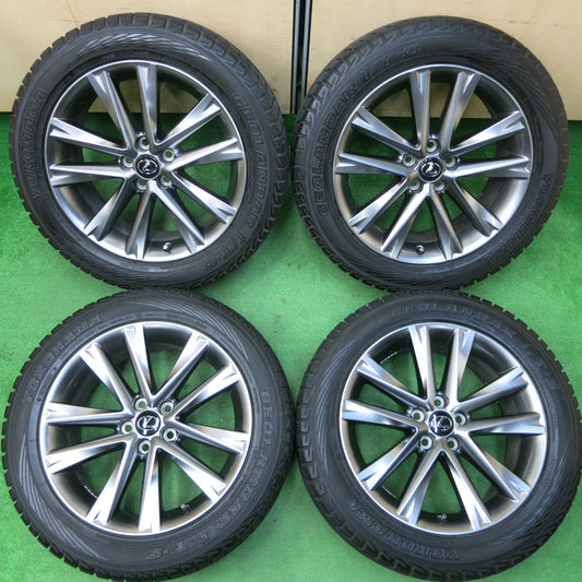 *送料無料*バリ溝！キレイ！9.5分★レクサス 10系 RX450h Fスポーツ 純正 235/55R19 スタッドレス ヨコハマ ジオランダー i/T-S 19インチ PCD114.3/5H★3121302イス
