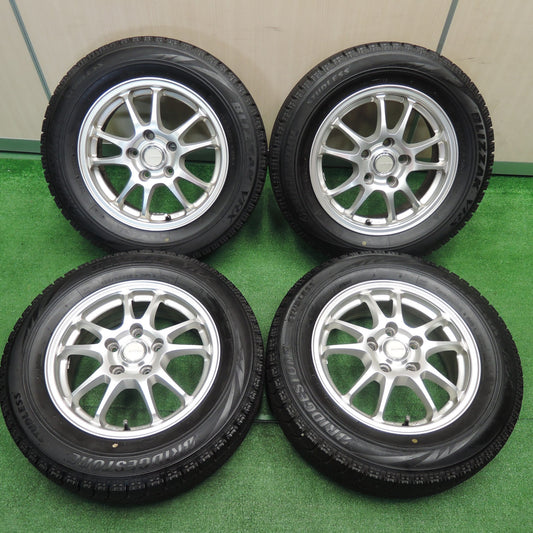 [送料無料]バリ溝！キレイ！9分★スタッドレス 195/65R15 ブリヂストン ブリザック VRX ECO FORME エコフォルム 15インチ PCD114.3/5H★3091001NJス
