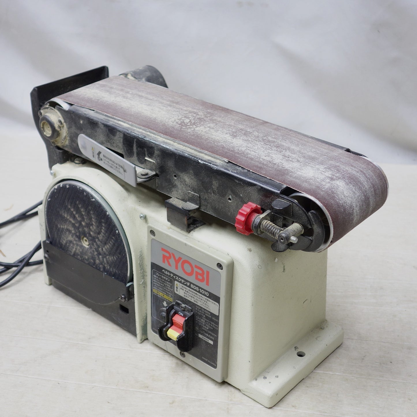 [送料無料] ◆RYOBI リョービ 京セラ ベルトディスクサンダー BDS-1010 研磨機 電動工具 100V◆