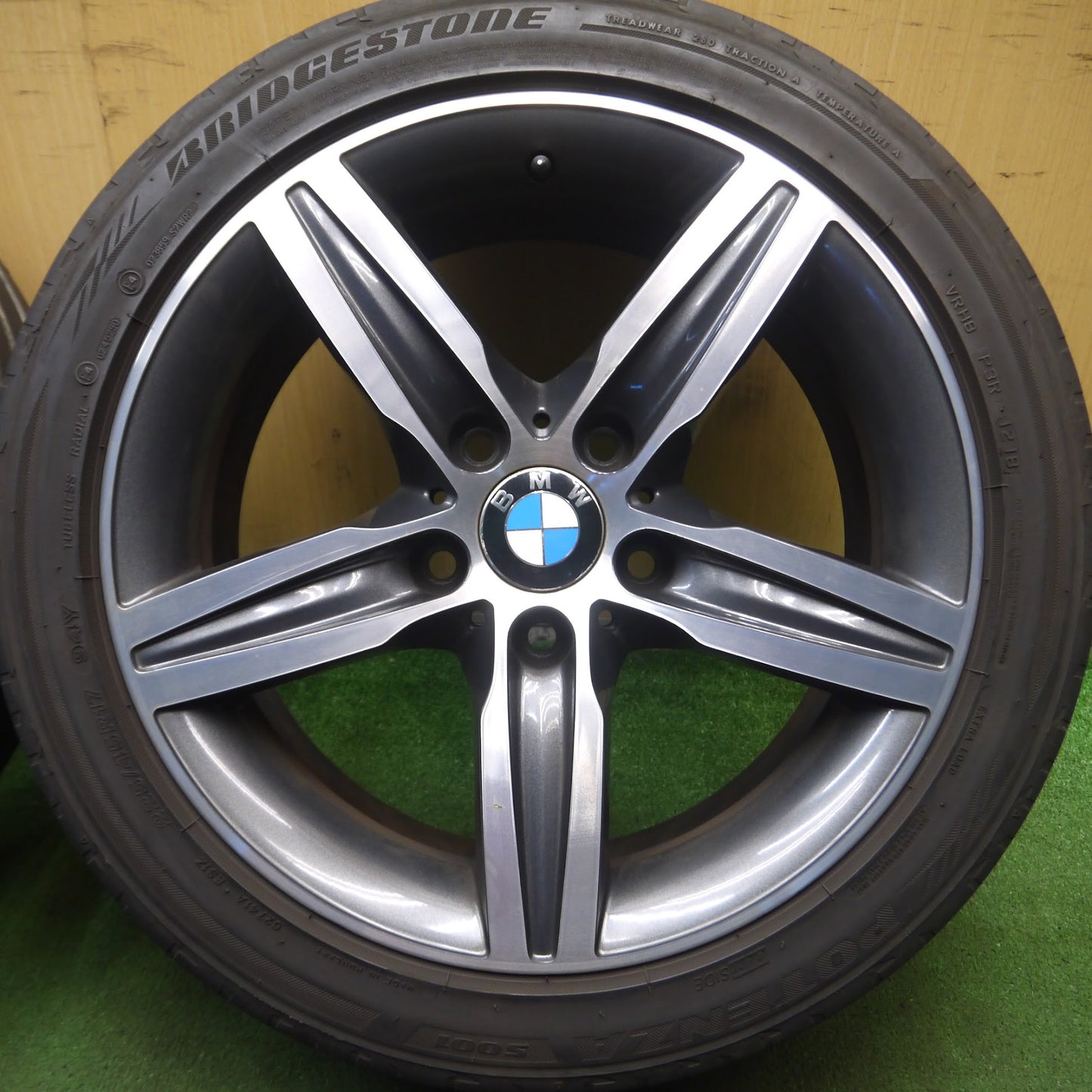 [送料無料]キレイ★BMW 1シリーズ F20 純正 225/45R17 ブリヂストン ポテンザ S001 17インチ PCD120/5H★3101103Hノ