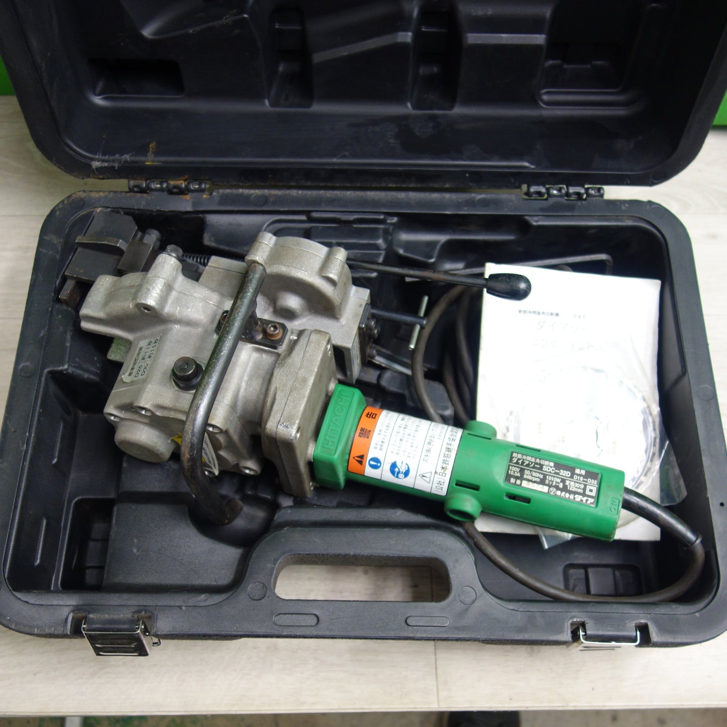 [送料無料] 付属品付き☆ダイア 鉄筋冷間直角切断機 ダイアソー SDC-32D 電動 工具 鉄筋カッター☆