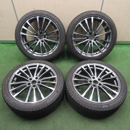 *送料無料* バリ溝!22年!キレイ!9.5分★BMW等 MAK BAVIERA MFF 245/40R19 スタッドレス ブリヂストン ブリザック VRX3 バビエラ 19インチ PCD112/5H★4020703TNス