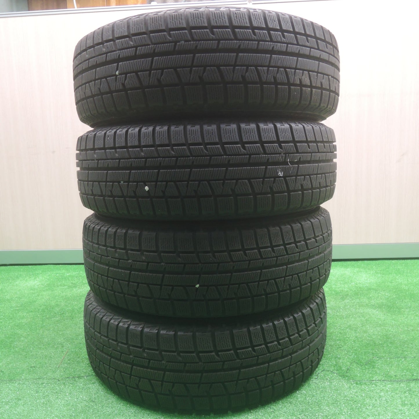 [送料無料]バリ溝！キレイ！9.5分★スタッドレス 175/70R14 ヨコハマ アイスガード iG50 プラス MiLLOUS ミルアス 14インチ PCD100/4H★3071208SYス