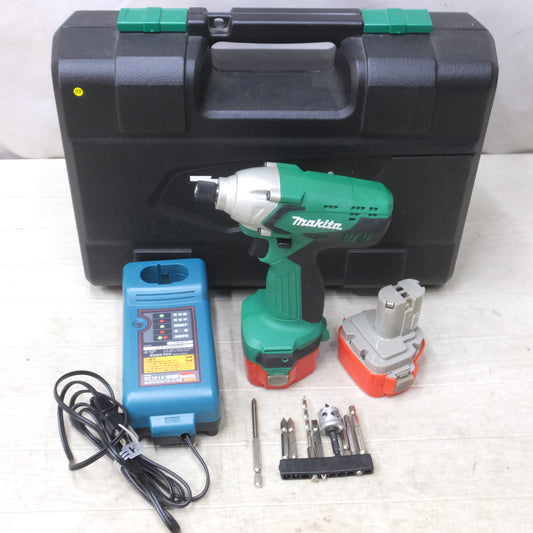 [送料無料]◆MAKITA マキタ 充電式インパクトドライバー M694DWX バッテリー2個 充電器 ケース付き◆