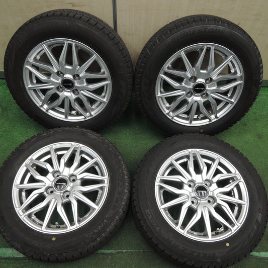 *送料無料* バリ溝!21年!キレイ!9分★スタッドレス 165/65R14 ブリヂストン ブリザック VRX2 AZANE JL 14インチ PCD100/4H★4021717HAス
