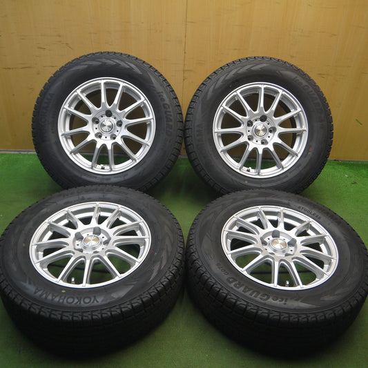 *送料無料*バリ溝！キレイ！9分★スタッドレス 215/70R16 ヨコハマ アイスガード G075 GRASS グラス 16インチ PCD114.3/5H★3120104Hス