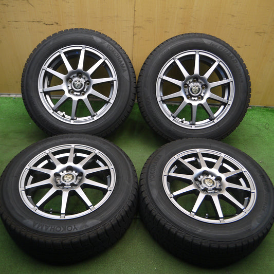 *送料無料*バリ溝！キレイ！9.5分★スタッドレス 185/65R15 ヨコハマ アイスガード iG50 プラス 社外 アルミ 15インチ PCD100/5H★3102505Hス