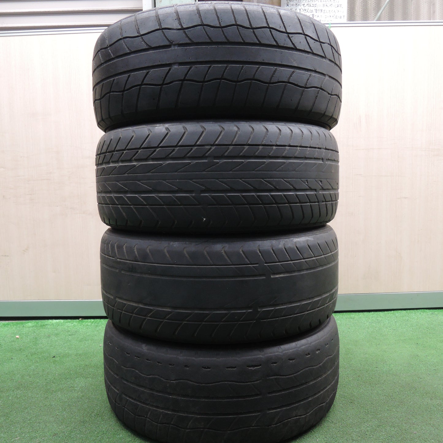 *送料無料*希少★RAYS VOLK ENGINEERING 195/60R14 ダンロップ FORMULA W-1 SPECR LIZA Omnicent レイズ 14インチ 旧車 PCD114.3/4H★3121705HAノ