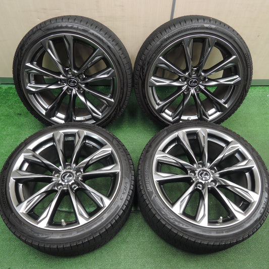 *送料無料*センサー付！バリ溝！21年！9分★レクサス IS Fスポーツ 純正 235/40R19 265/35R19 スタッドレス ブリヂストン ブリザック VRX3 PCD114.3/5H★3111804HAス