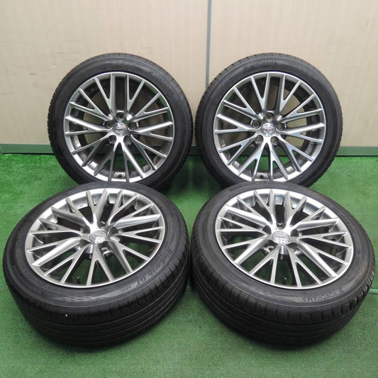*送料無料* バリ溝！21年！9分★レクサス IS 純正 OP 235/45R18 ヨコハマ BluEarth-GT 18インチ PCD114.3/5H★3120301NJノ