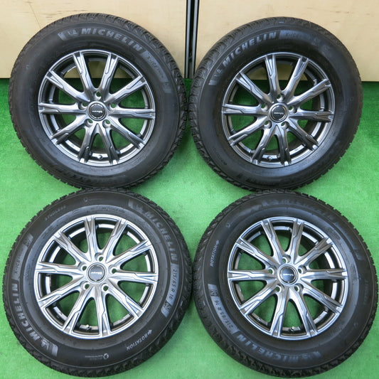 *送料無料*バリ溝!20年!綺麗!9.5分★スタッドレス 215/65R16 ミシュラン X-ICE SNOW AZANE E-10 16インチ PCD114.3/5H★3121607イス