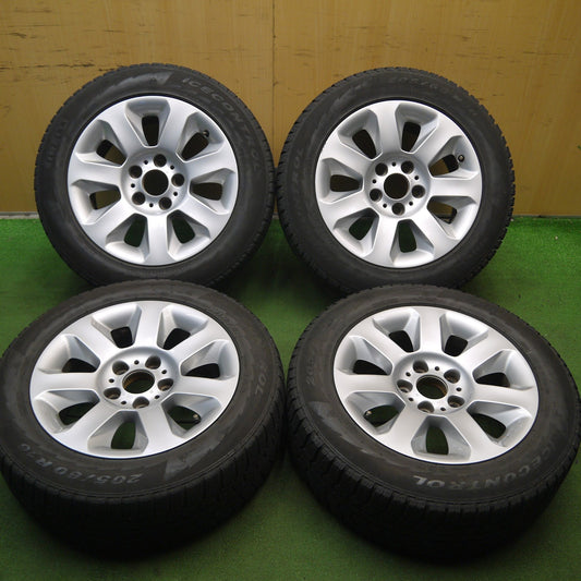 [送料無料]キレイ★BMW 5シリーズ E60 E61 純正 205/60R16 スタッドレス ピレリ アイスコントロール 16インチ PCD120/5H★3080203Hス