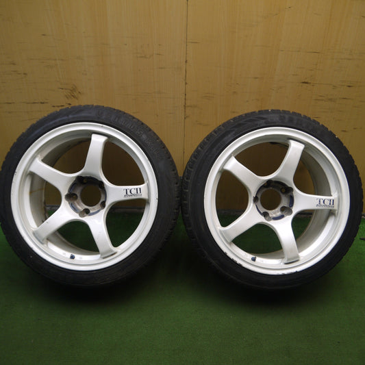 *送料無料* 2本価格★TCⅡ ADVAN Racing 235/40R17 VENTUS K102 アドバンレーシング 17インチ PCD114.3/5H★4030610Hノ