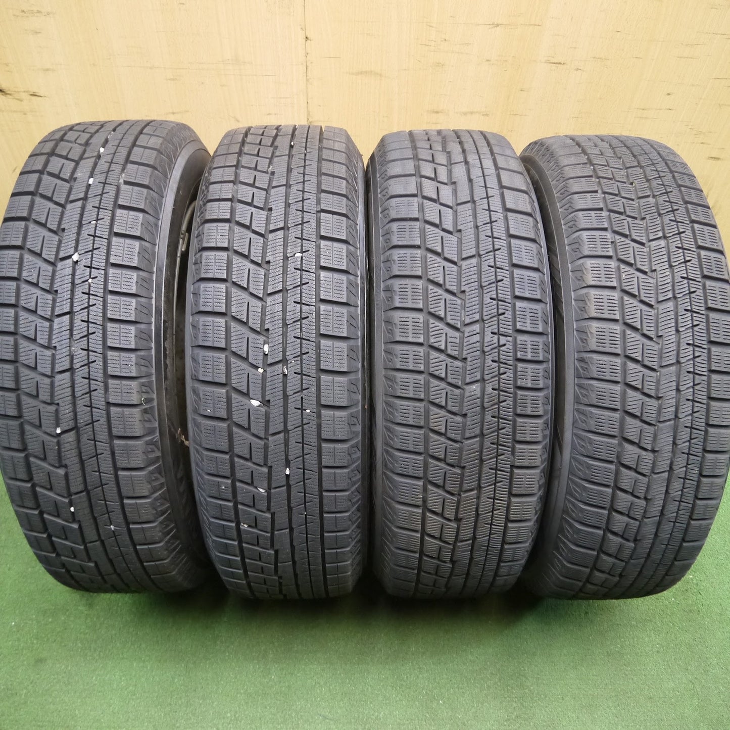 [送料無料]バリ溝！ほぼ10分★トヨタ 20系 プリウス 純正 185/65R15 スタッドレス ヨコハマ アイスガード iG60 15インチ PCD100/5H★3062609Hス
