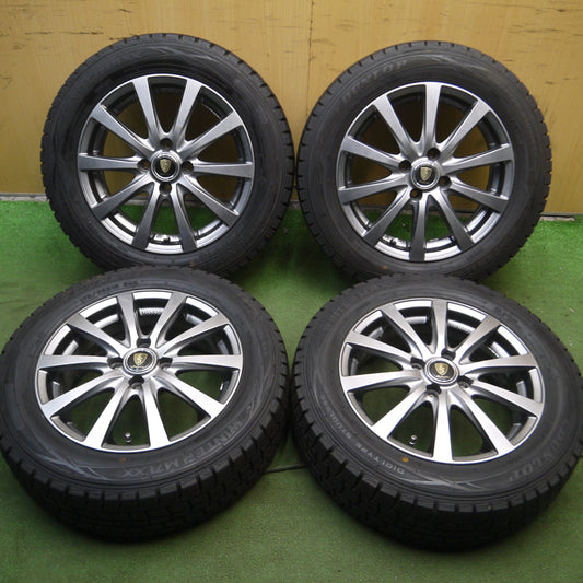 *送料無料*バリ溝！キレイ！9.5分以上★スタッドレス 175/65R15 ダンロップ ウインターマックス WM01 MANARAY SPORT 15インチ PCD100/4H★4013101Hス