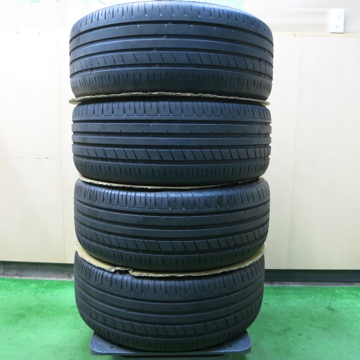 [送料無料]バリ溝！8.5分★トヨタ 200系 クラウン 純正 225/45R18 ジーテックス HP2000 vfm 18インチ PCD114.3/5H★3070101イノ
