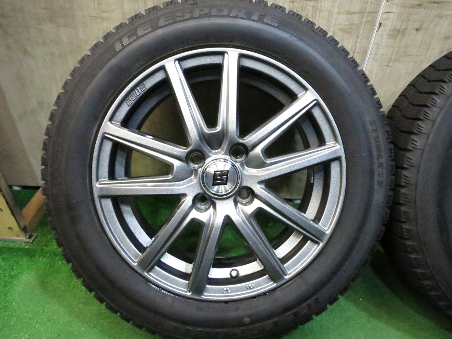 [送料無料]バリ溝！キレイ！9分★スタッドレス 175/65R15 アイスエスポルテ SEIN ザイン 15インチ PCD100/4H★3011711Hス