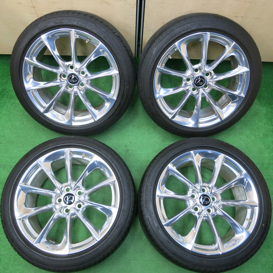 *送料無料*センサー付き!22年!バリ溝!キレイ!9.5分★レクサス LC500 純正 245/45R20 275/40R20 ブリヂストン トランザ T005 ランフラット PCD120/5H★3121610イノ