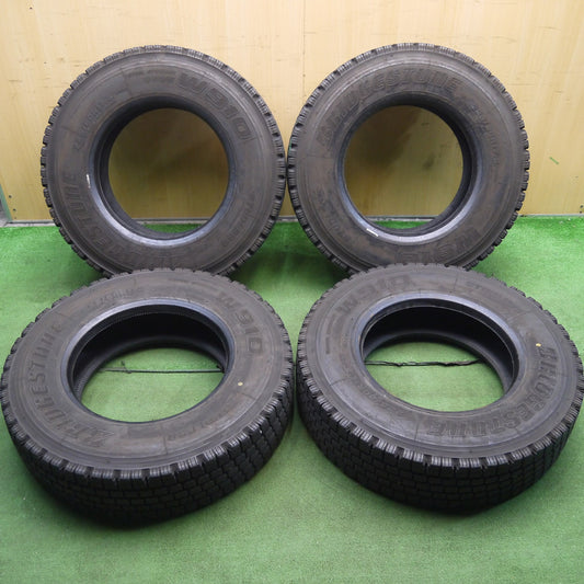 [送料無料]バリ溝！22年！9分★トラック タイヤ 225/80R17.5 123/122L スタッドレス ブリヂストン W910 17.5インチ★3041108クスタ