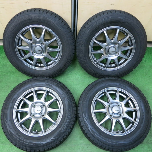 [送料無料]バリ溝！19年！キレイ！8.5分★スタッドレス 145/80R13 ダンロップ ウインターマックス WM01 SPORT ABELIA 13インチ PCD100/4H★3093009イス