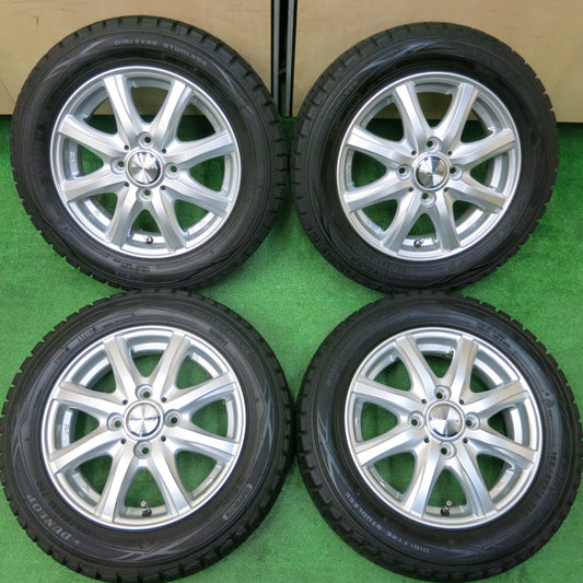 *送料無料*バリ溝！9.5分以上★スタッドレス 155/65R13 ダンロップ ウインターマックス WM01 MACBES MB8 マクベス 13インチ PCD100/4H★3112708イス