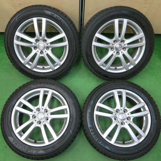 *送料無料*バリ溝!20年!ほぼ10分★ワーゲン等 Team Sparco ENKEI 215/55R17 スタッドレス ヨコハマ アイスガード iG50 プラス スパルコ エンケイ PCD112/5H★4010304イス