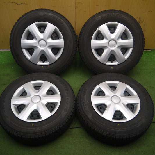 *送料無料*バリ溝！20年！9.5分以上★トヨタ パッソ 純正 スチール 155/80R13 スタッドレス ヨコハマ アイスガード iG50 プラス PCD100/4H★3101602Hス