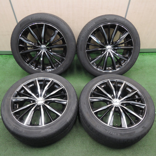 *送料無料* 4本価格!20年★225/50R18 LEONIS VX weds ラウフェン S FIT as レオニス 18インチ PCD114.3/5H★4021604TNノ