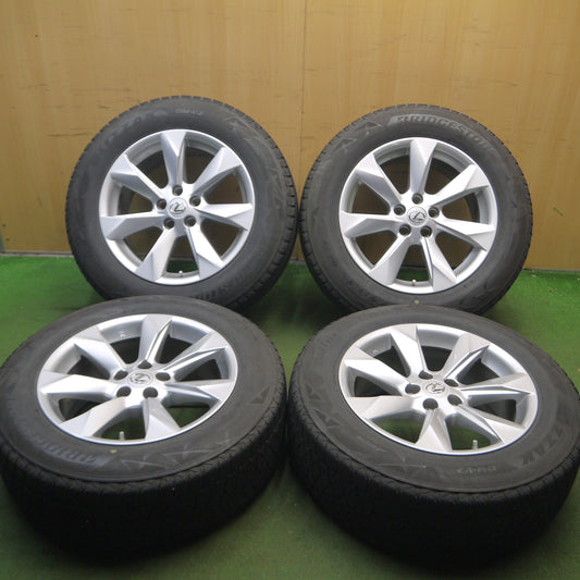 *送料無料*センサー付!キレイ★レクサス 20系 RX 純正 235/65R18 スタッドレス ブリヂストン ブリザック DM-V2 18インチ PCD114.3/5H★3122607Hス