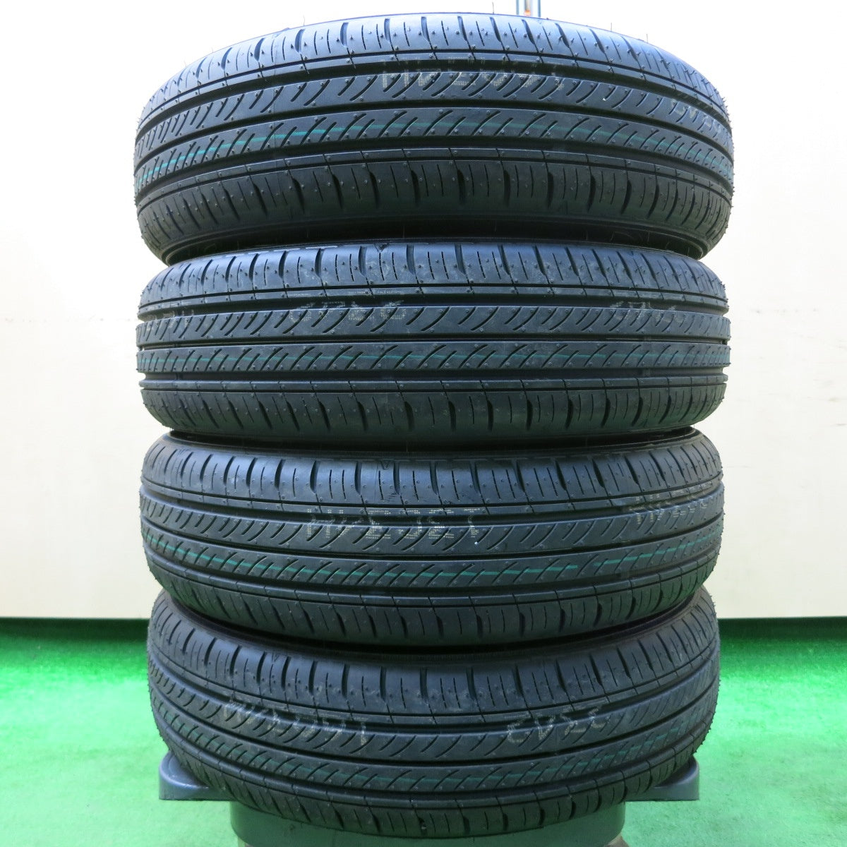 *送料無料*新車外し！23年★155/65R14 ダンロップ エナセーブ EC300 タイヤ 14インチ ムーブ タント ワゴンR ミラ N-BOX 等★4013008イノタ