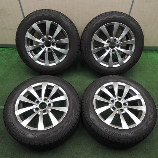 *送料無料* バリ溝!9分★BMW 等 MOTEC 225/60R17 スタッドレス ヨコハマ アイスガード G075 モーテック 17インチ PCD120/5H★4030505TNス