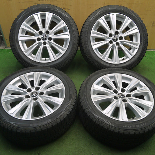 [送料無料]キレイ★トヨタ 30系 アルファード ヴェルファイア 純正 235/50R18 スタッドレス ダンロップ ウインターマックス WM01 PCD114.3/5H★3051205アス