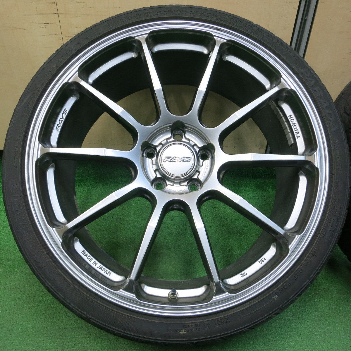 *送料無料* 4本価格★RAYS HOMURA HYUGA HP10 235/35R20 ヨコハマ PARADA Spec-X レイズ ホムラ ヒューガ PCD114.3/5H★4021702イノ