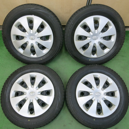 [送料無料]4本価格！20年★トヨタ アクア 純正 スチール 175/65R15 スタッドレス ブリヂストン ブリザック VRX PCD100/4H★3103106イス