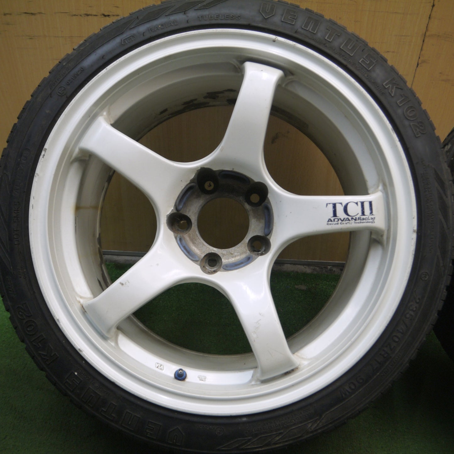 *送料無料* 2本価格★TCⅡ ADVAN Racing 235/40R17 VENTUS K102 アドバンレーシング 17インチ PCD114.3/5H★4030610Hノ