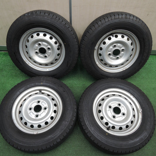 *送料無料*バリ溝!22年!ほぼ10分★ダイハツ ハイゼット 純正 スチール 145/80R12 80/78N グッドイヤー CARGO PRO 12インチ PCD100/4H★4012708HAノ